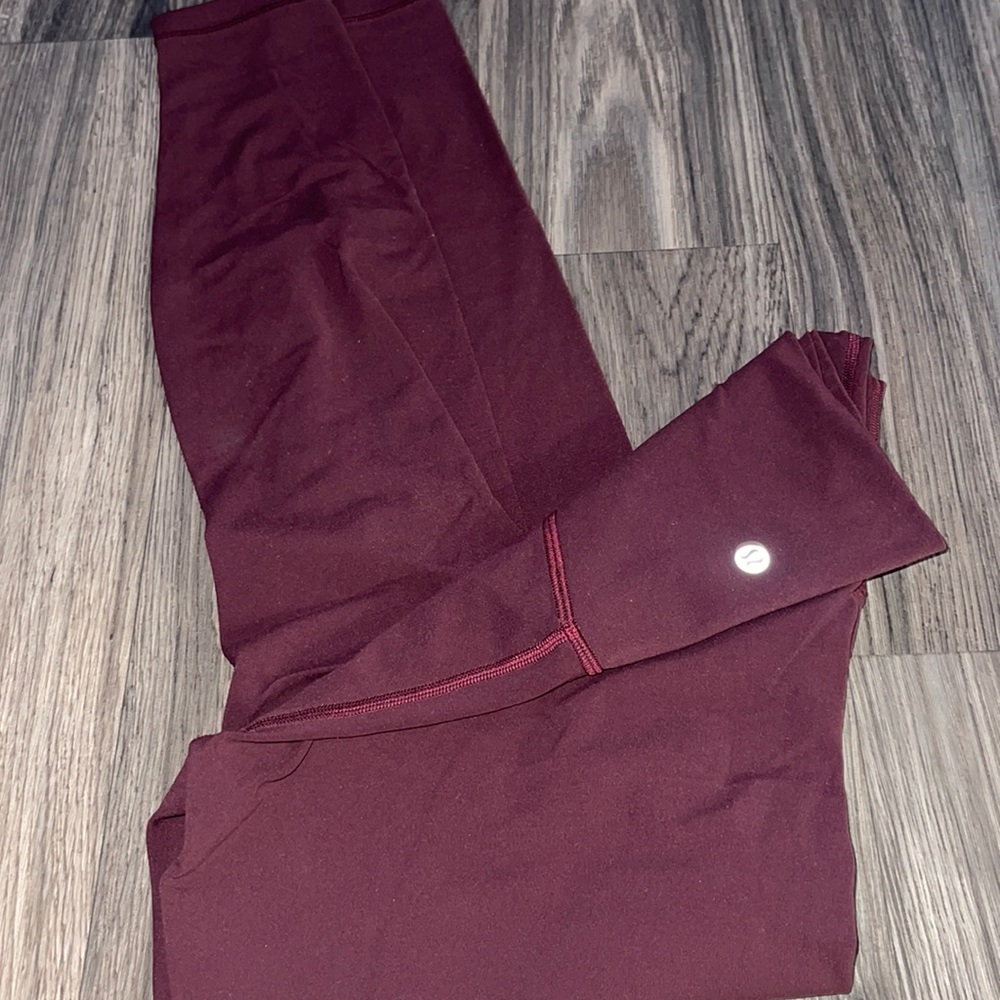 Maroon Lululemon Aligns
